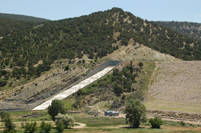 Spillway of the Wanship Dam