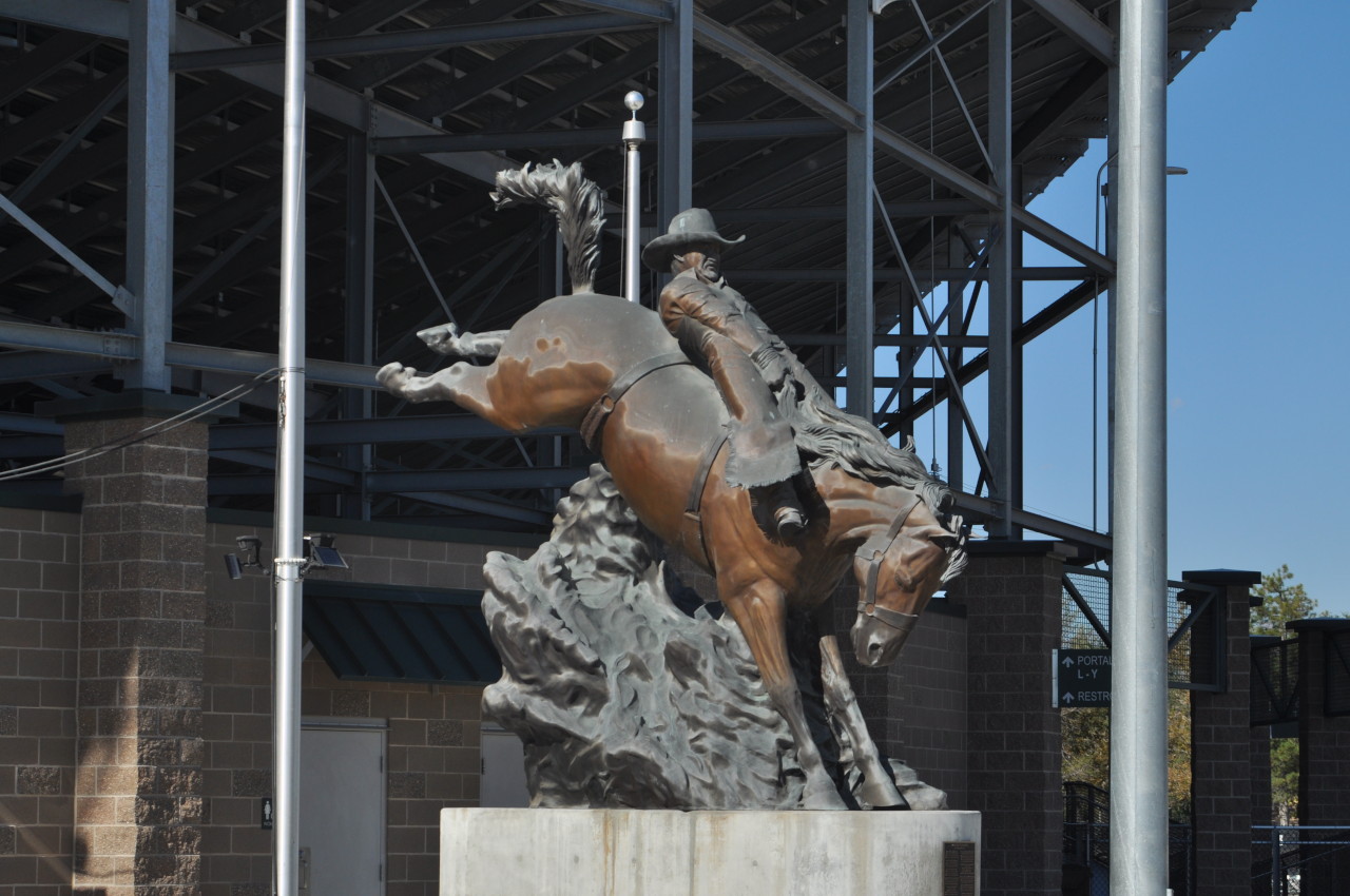 Bronco Statue