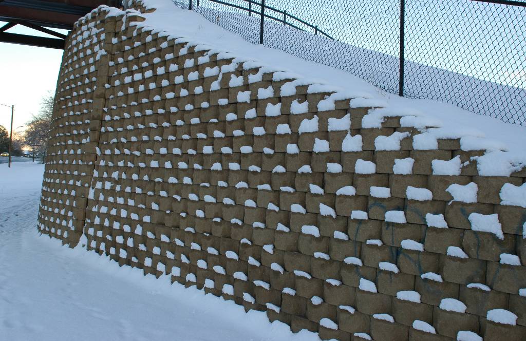 Snow on Brick