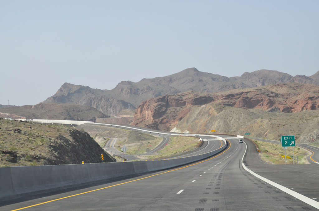 US 93 Approaching Hoover Dam