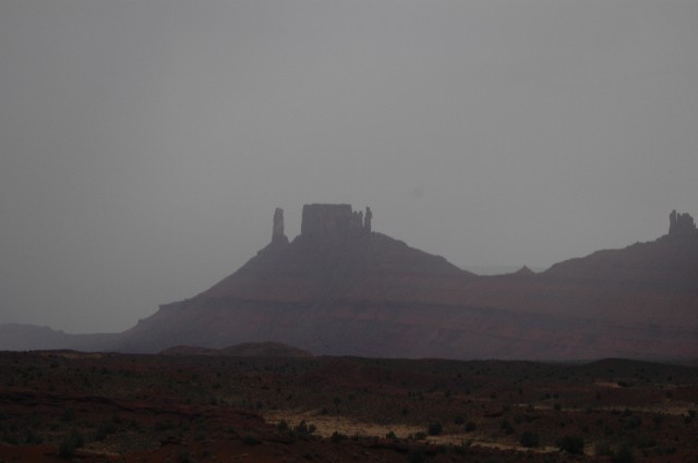 Castle Valley in the Mist