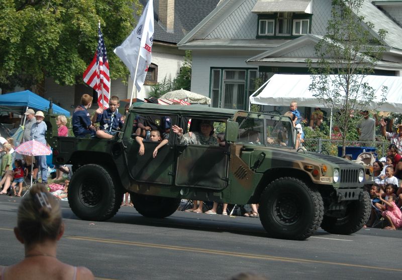 Humvee on Parade