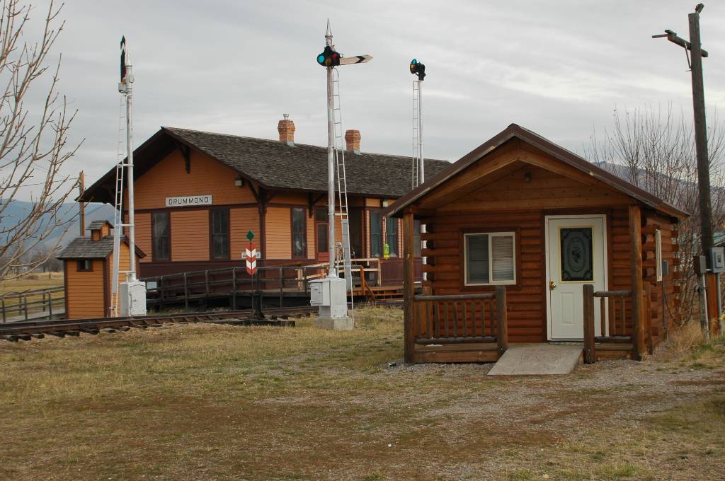 Train Station and Cabin
