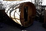 Barrel Shaped Sauna