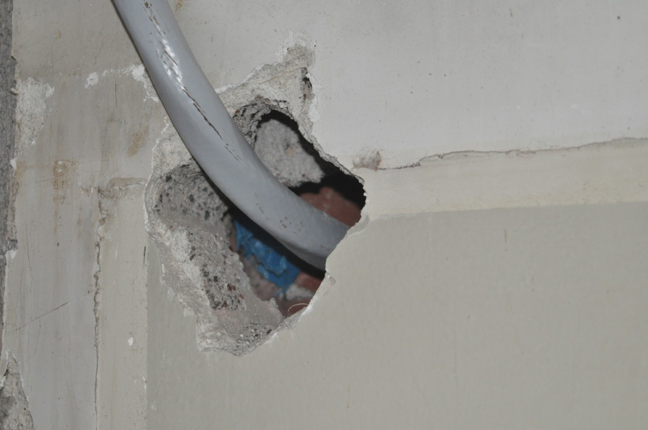 Punching a Hole in the House